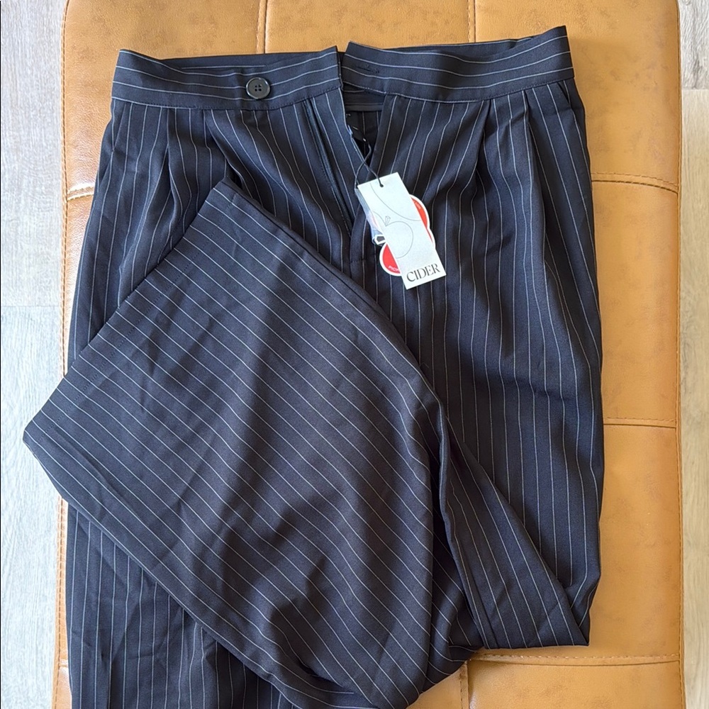 Cider Charcoal Pinstripe Trousers
